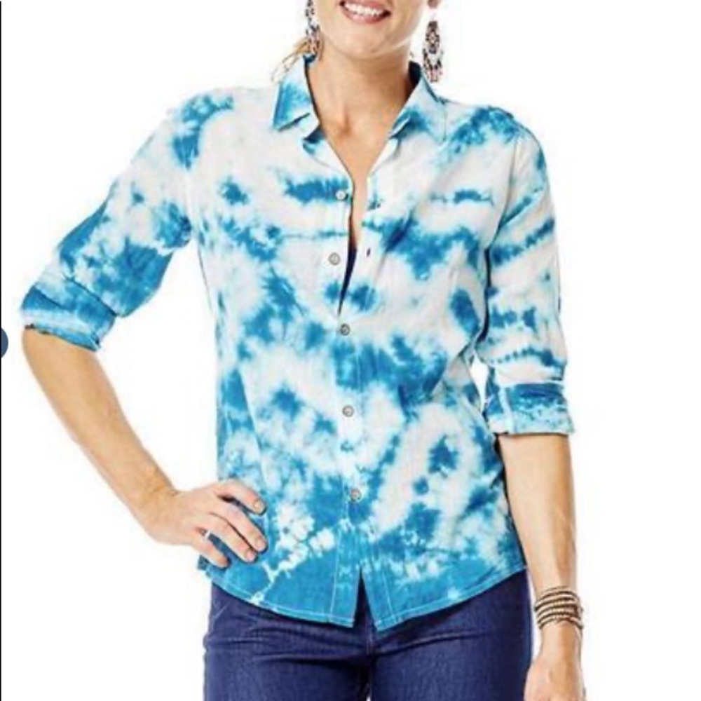 Carve Designs Riviera Button Down - Molokai